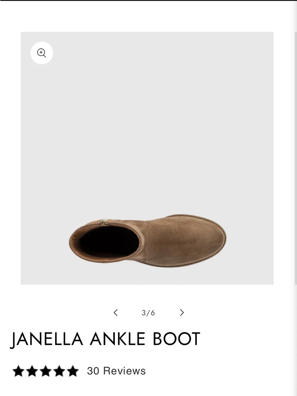 Aquatalia Janella Ankle Boot in Champagne Suede